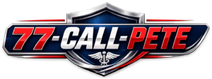 77-Call-Pete logo, an independent health insurance brokerage helping individuals, families, Medicare beneficiaries, and businesses compare health insurance plans nationwide.