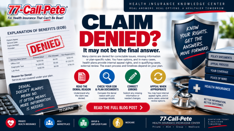 Health Insurance Claim Denied? Don’t Panic — Here’s What to Do Next